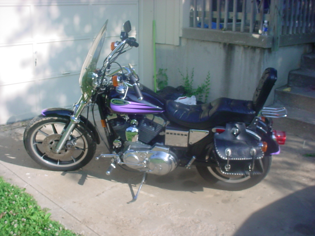 the Harley right after I bought it